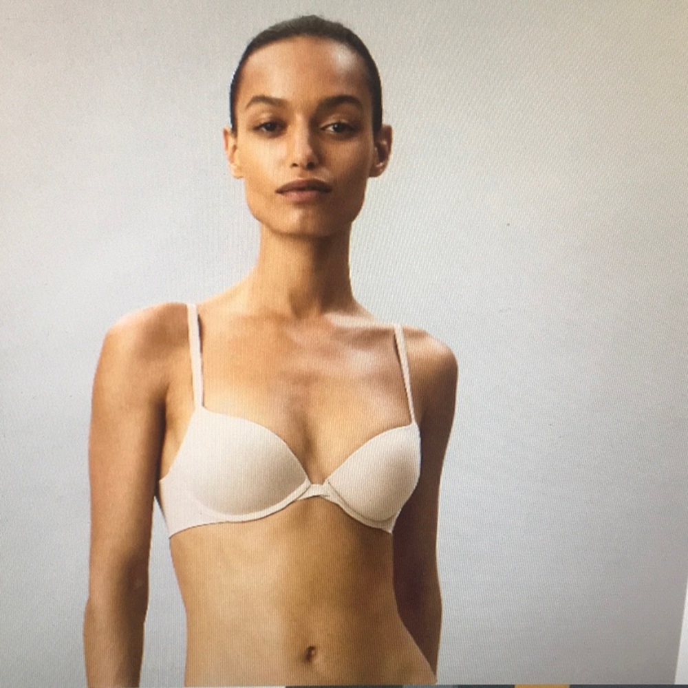 CALVIN KLEIN/PERFECTLY FIT-“PUSH UP PLUNGE” IN CEDAR/NWT
